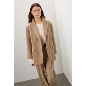 Re Ona Brown Joey Oversized Blazer Size XS